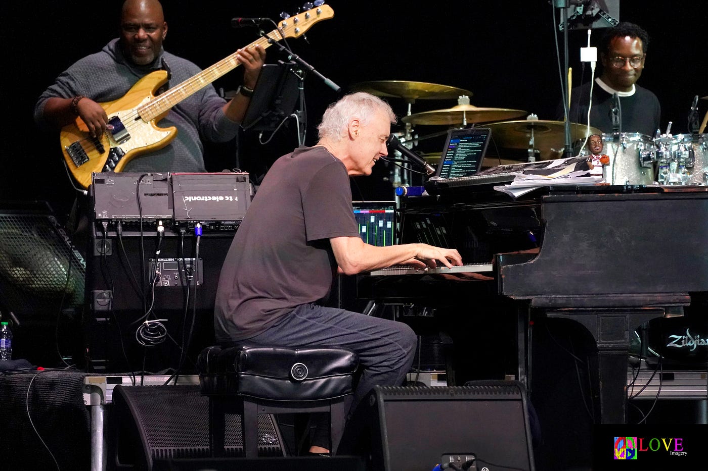 Audience at a Bruce Hornsby concert